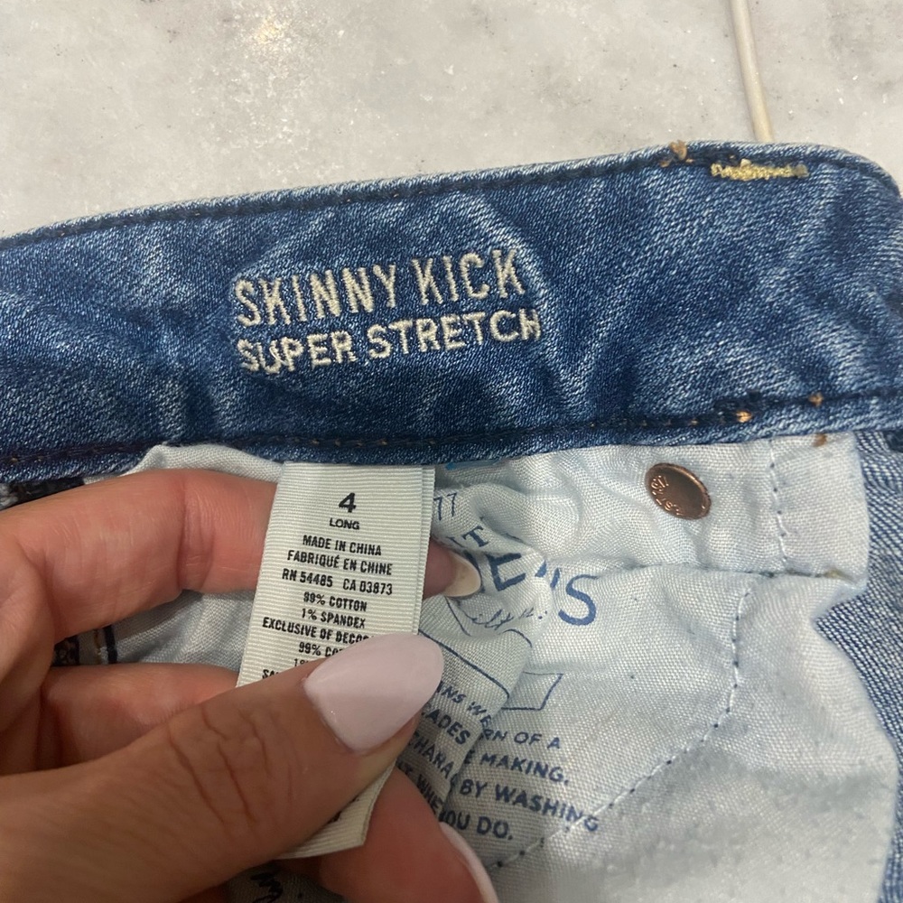 American eagle shorts skinny kick super stretch size 4